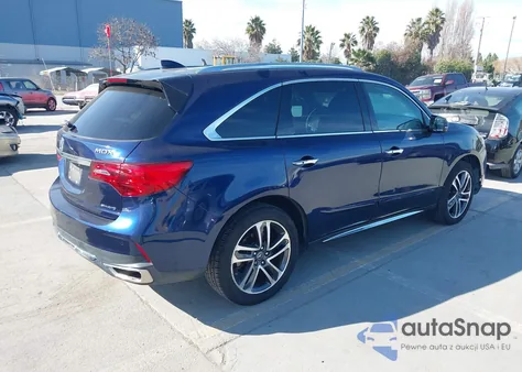 2017 Acura Mdx Advance Entertainment Pkgs из США, поврежденный, VIN 5FRYD4H95HB022444